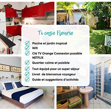 Ti Case Fleurie * Piscine * Jardin Tropical Сен-Лё Экстерьер фото